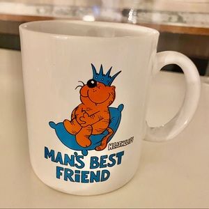 VINTAGE 80s Heathcliff cartoon mug